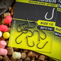 Matrix X6 Carp Pellet Rigger Barbless Eyed Hooks